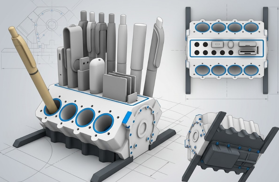Organizador Motor V8
